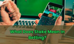 Illustration du concept de mise dans les paris