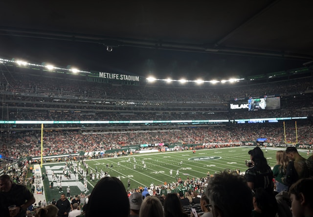 A photo of the MetLife Stadium.